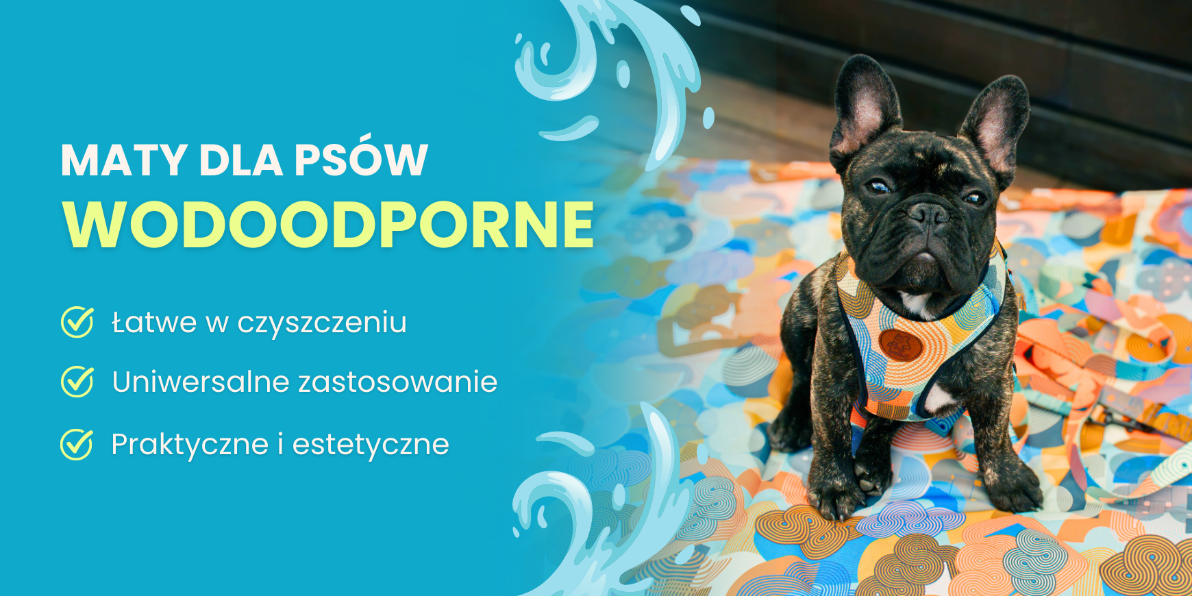 Wodoodporne maty dla psów