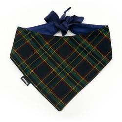 Dog Bandana Tartan Dark Blue handkerchief style to tie around your pet’s neck