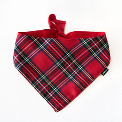 Dog Bandana Tartan handkerchief style to tie around your pet’s neck