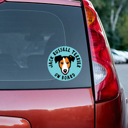 Jack Russell Terrier Dog Sticker for Car Bumper Auto Moto Car Body Rear Window