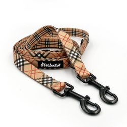 Long Dog Leash Dogberry Psiakrew width 2 cm (0.78"),  black snap hook 7 cm (3,15")