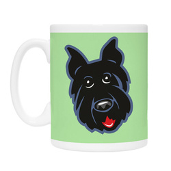 Mug for a dog lover Scottish Terrier Life is Better with a Dog Psiakrew