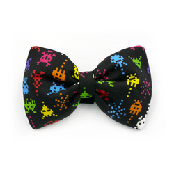 Psiakrew Dog Bow Tie Invaders, elegant classic bow