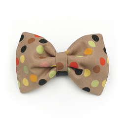 Psiakrew Dog Bow Tie Snail Polka Dots, elegant classic bow