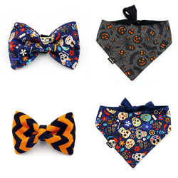 Set of Halloween Accessories for a Dog, bow tie, bandana, Dia de Los Muertos, Fears Psiakrew