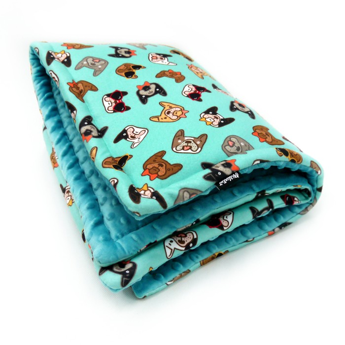 Dog tie outlet blanket