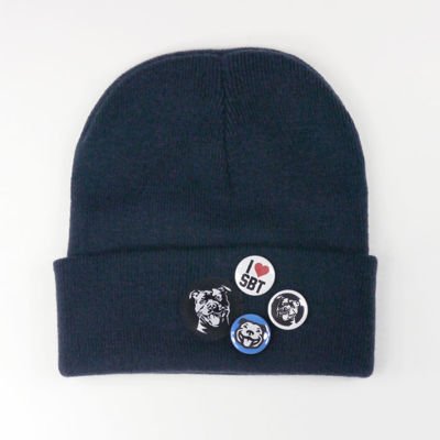 Dark Blue Winter Hat Staffie Bully Team Psiakrew