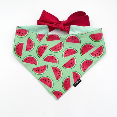 Dog Bandana Watermelon handkerchief style to tie around your pet’s neck