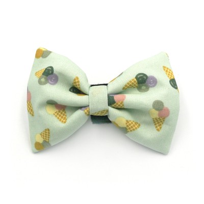 Dog Bow Tie Ice Cream Pet Bow Tie, Bowtie, Collar Attachment