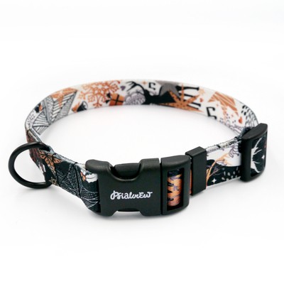 Dog Collar Psiakrew Deer Calls 2.5 cm, 1"  wide black extras