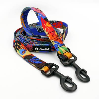 Dog Leash Colorful Thicket snap hook black 8cm