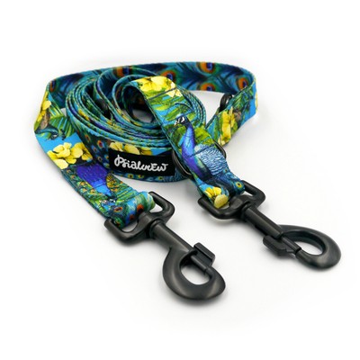 Dog Leash Peacock's Eye Psiakrew snap hook black 8cm