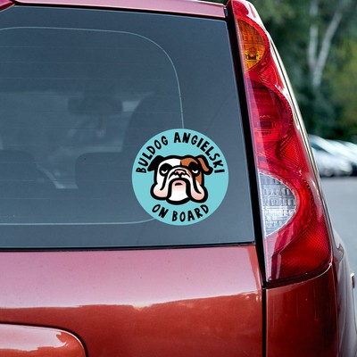 English Bulldog Dog Sticker for Car Bumper Auto Moto Car Body Rear Window