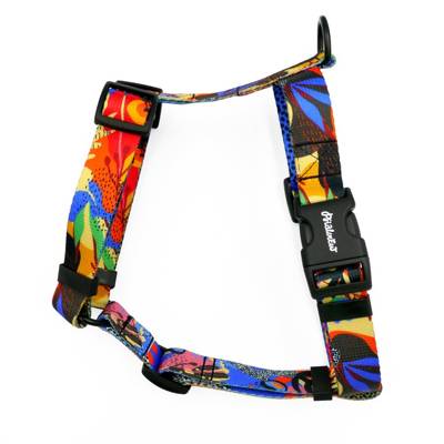 Guard Harness for Dog Colorful Thicket Psiakrew, black extras