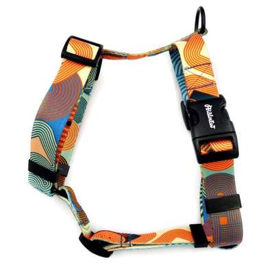 Harness for Dog, Model Geo Snake Guard Harness, black extras