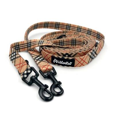 Long Dog Leash Dogberry Psiakrew width 2 cm (0.78"), black snap hook 6 cm