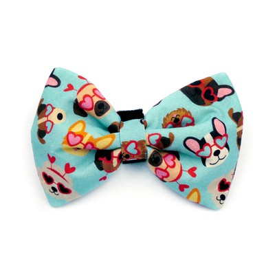 Psiakrew Dog Bow Tie Look in Love, elegant classic bow