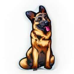 Decorative Dog Pillow Cushion German Shepherd Dog cuddly mascot