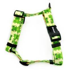 Harness for Dog, Model Green Frogs Guard Harness, black extras