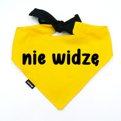 Psiakrew Bandana für den Hund NIE WIDZĘ