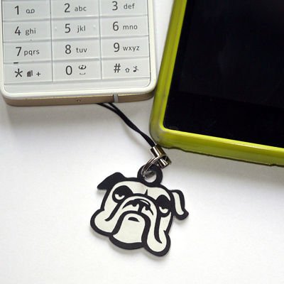 English Bulldog dog pendant, tag, charms