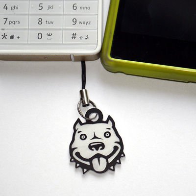 Pit Bull dog pendant, tag, charms