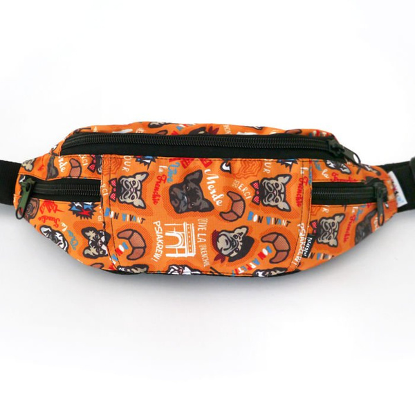 Fanny Pack Hip Bag French Bulldog le gavroche, Bum Bag Psiakrew, frenchie dog print