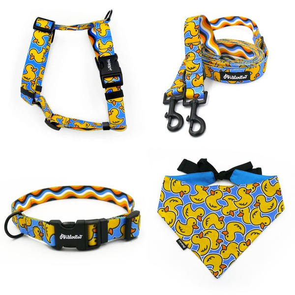 Premium Dog Bandana Ducky Duck handkerchief style to tie around your pet’s neck