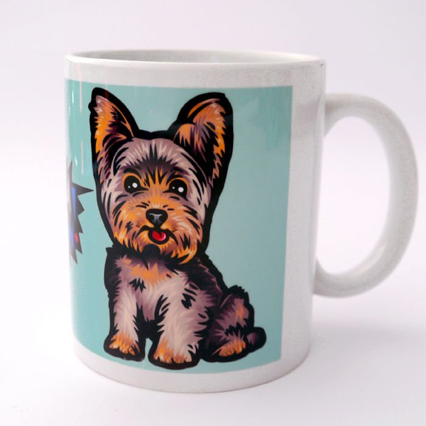 Mug with Yorkshire Terrier Mascot