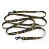 Long Dog Leash Donatella width 2 cm (0.78") wide, , black snap hook