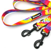 Dog Leash Tie Dye snap hook black 8cm