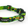 Dog Collar Psiakrew Toucan 2.5 cm 1" wide, black extras