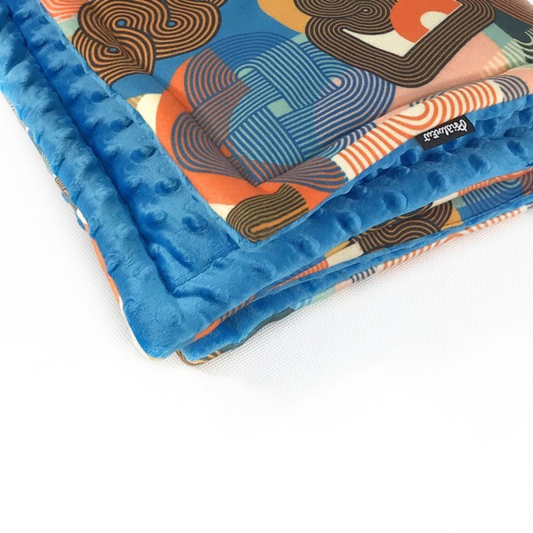 Premium Mat Plaid Blanket for the dog Geo Snake Psiakrew Design