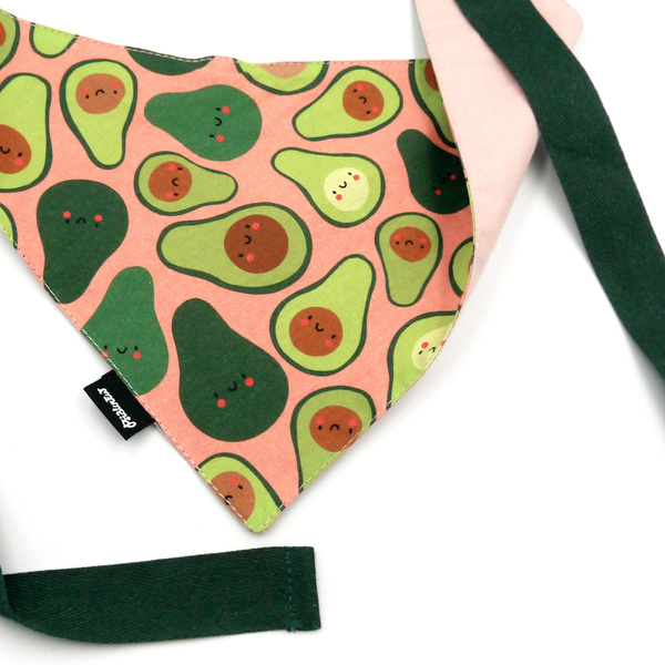 Dog Bandana Guacamole Time Psiakrew handkerchief style to tie around your pet’s neck