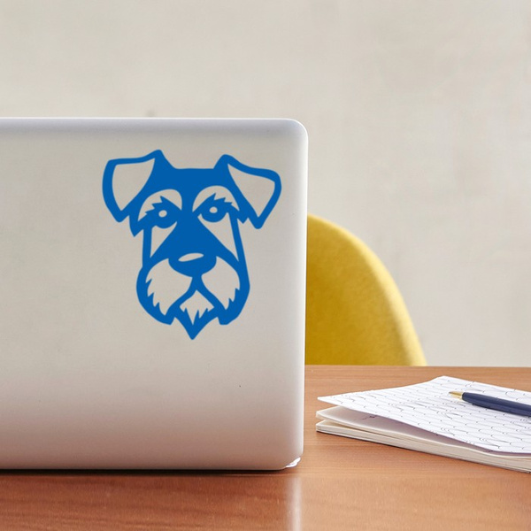 Schnauzer Psiakrew dog car sticker for light car bodies