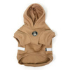 Beige Dog Hoodie Psiakrew, reflective inserts