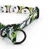 Bamboo Panda Half-choke Dog Collar by Psiakrew, 2.5 cm wide, medium and big dogs, black extras