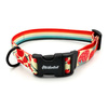 Dog Collar Fruit Jelly Psiakrew 2.5 cm 1" wide, black fittings