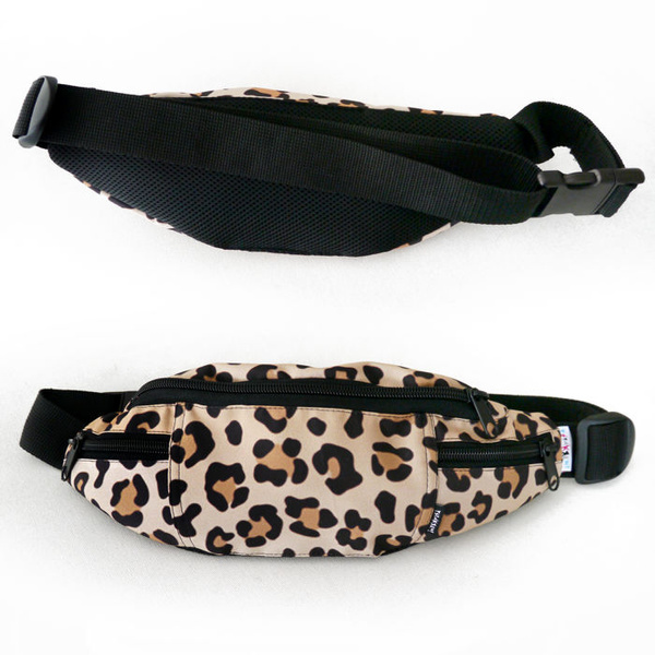 Fanny Pack Hip Bag, Bum Bag Psiakrew, panther pattern Wild Animals
