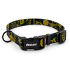 Dog Collar Psiakrew Donatella, 2 cm 0.78" wide, for smaller dogs black extras