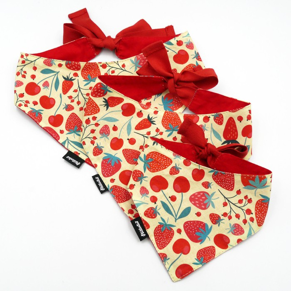 Dog Bandana Fruit Jelly Psiakrew handkerchief style to tie around your pet’s neck