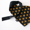 Christmas Black Dog Bandana Stars handkerchief style to tie around your pet’s neck
