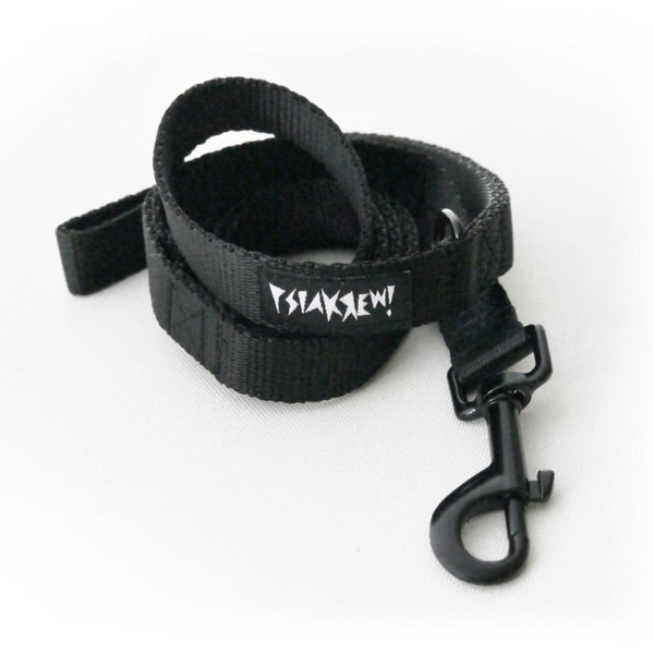 Black Dog Leash width 2 cm 0.78 "  