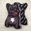 Decorative Dog Pillow Cushion French Bulldog black cuddly mascot