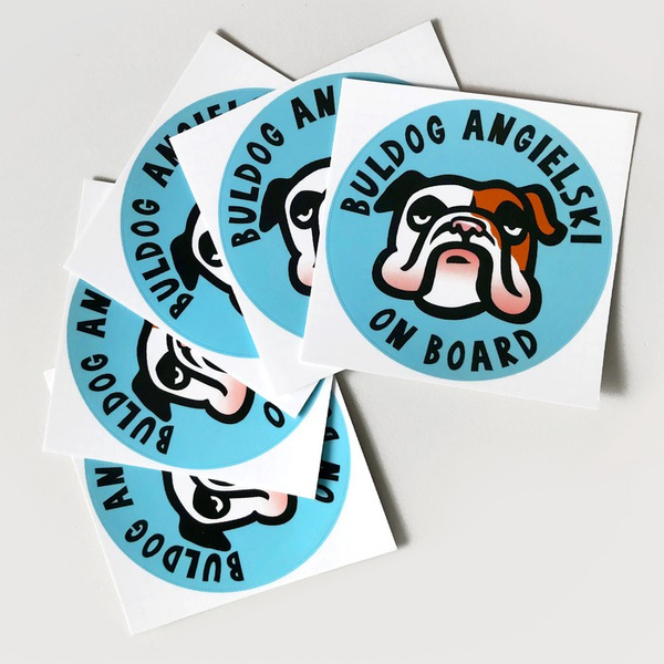 English Bulldog Dog Sticker for Car Bumper Auto Moto Car Body Rear Window