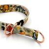 Half-choke collar Forest Treasures, 2.5 cm wide, medium and big dogs, rose gold