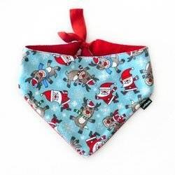 Premium Dog Bandana Santa b-boy handkerchief style to tie around your pet’s neck