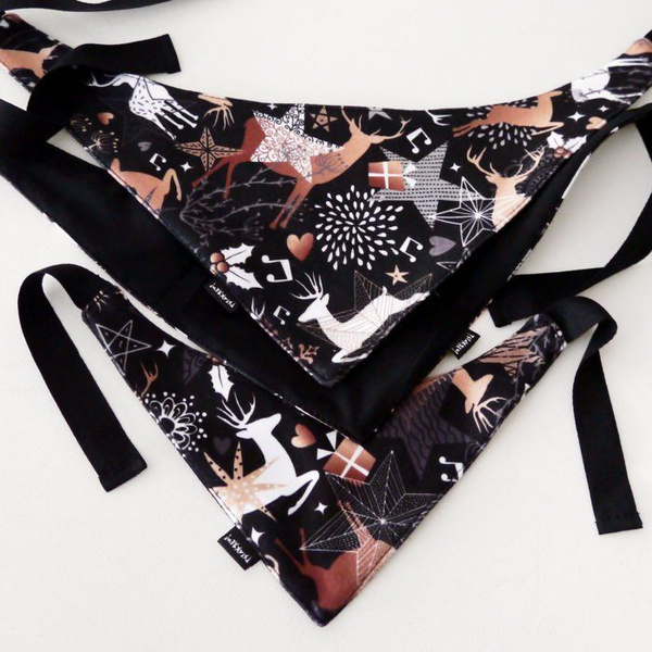 Premium Dog Bandana Deer Calls, handkerchief style to tie around your pet’s neck