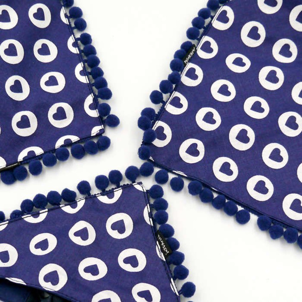 Dog Bandana I love my Family handkerchief style to tie around your pet’s neck