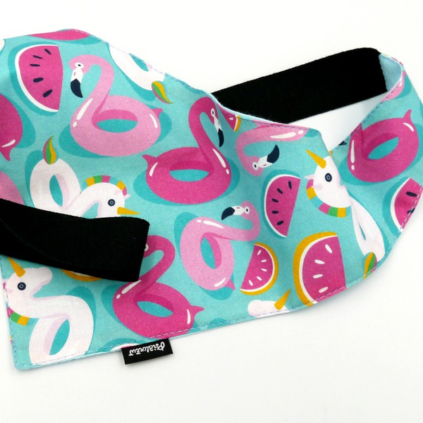 Azure Pool Psiakrew Bandana, gebundenes Taschentuch, Baumwollschal